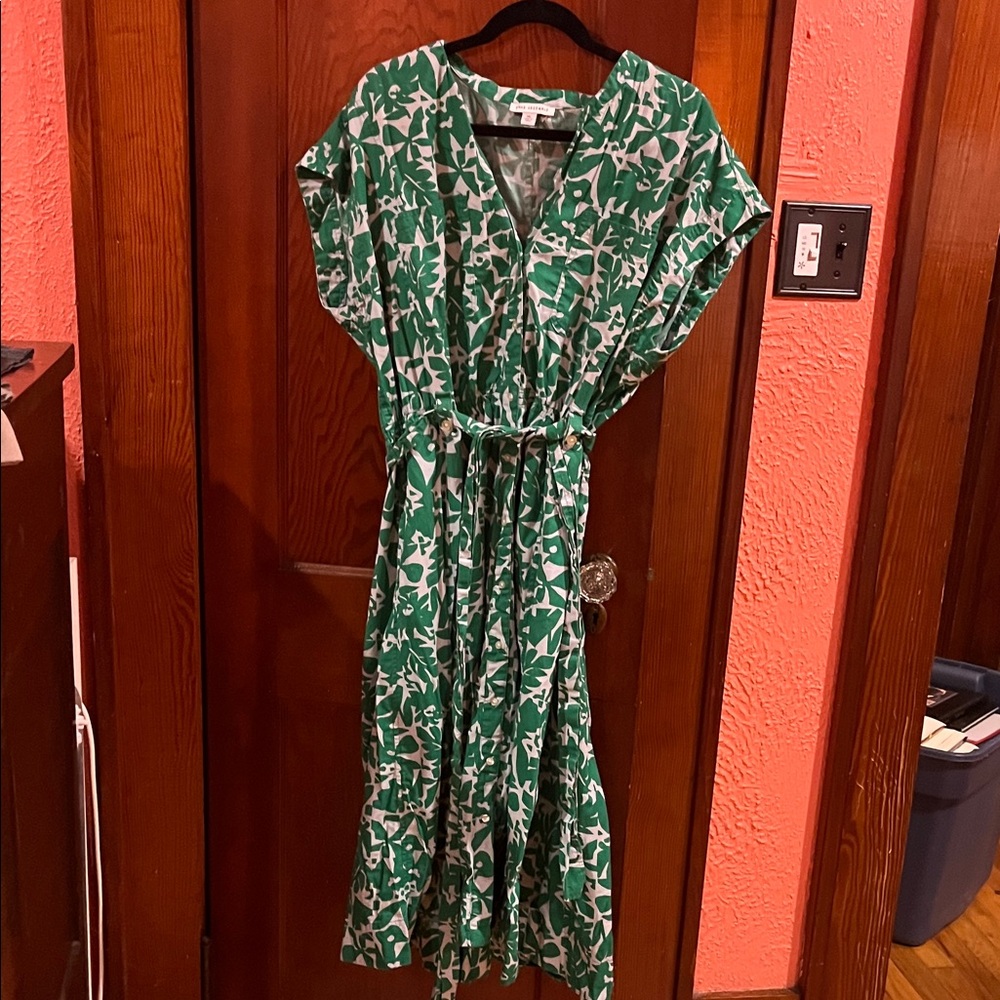 Green Floral Dress